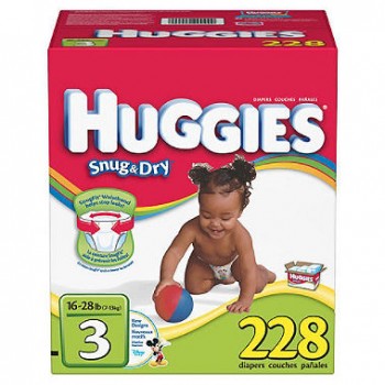 Carton of Huggies 228 stage 3