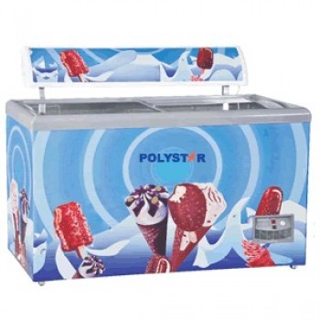 Polystar show case chest freezer 615Litres
