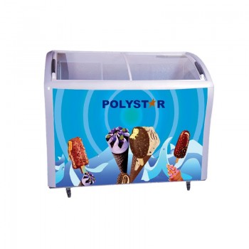 Polystar show case chest freezer 465Litres