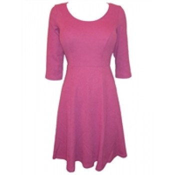 Pink Dorothy Perkins Sleeve Skater Dress 